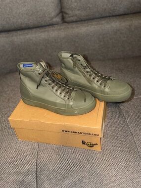 Aldo Olive Green High-Top Sneakers